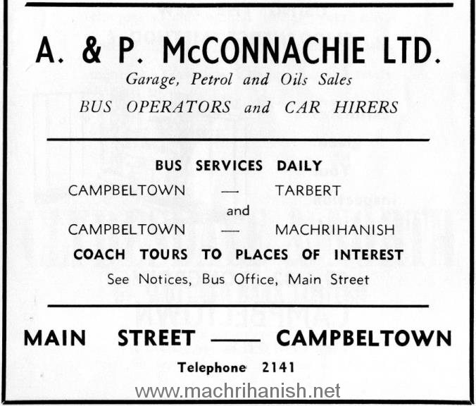 from an old Campbeltown Burough Guide - 1960's