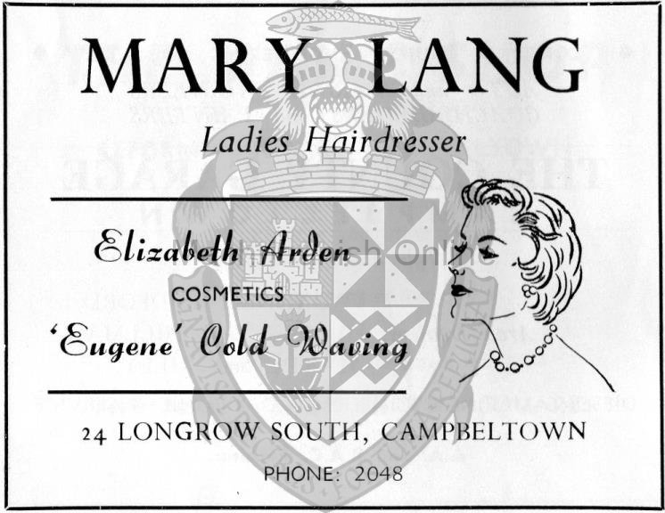 from an old Campbeltown Burough Guide - 1960's