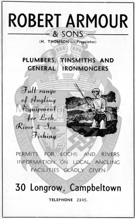 from an old Campbeltown Burough Guide - 1960's