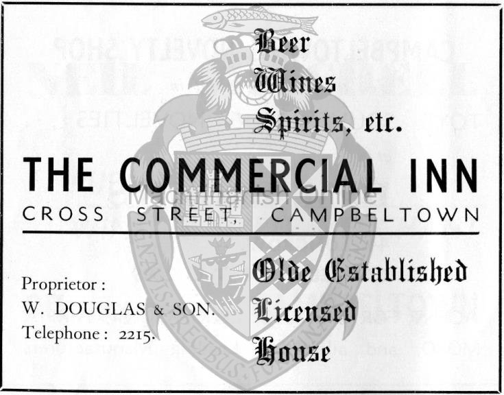 from an old Campbeltown Burough Guide - 1960's