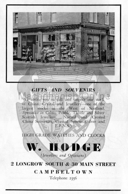 from an old Campbeltown Burough Guide - 1960's