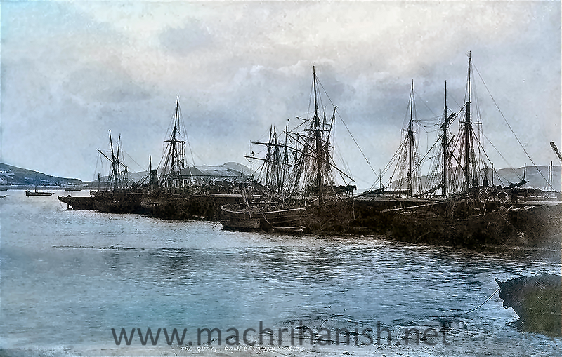 S.S. Kintyre at Campbeltown Quay 1882