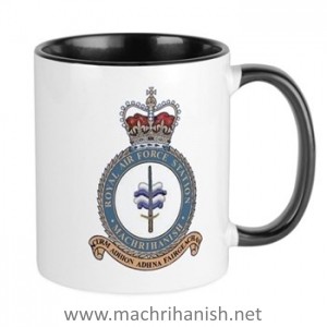 RAF Machrihanish mug - Black inside